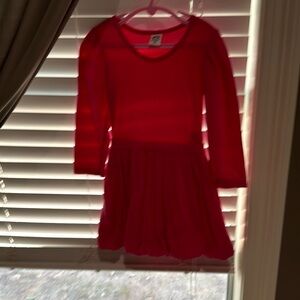 Pink Dress w/Bubble Hem